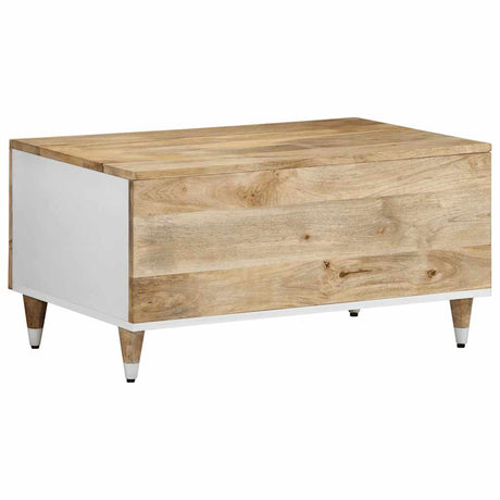 Coffee Table 80X50X40 Cm Solid Wood Mango