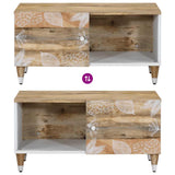 Coffee Table 80X50X40 Cm Solid Wood Mango