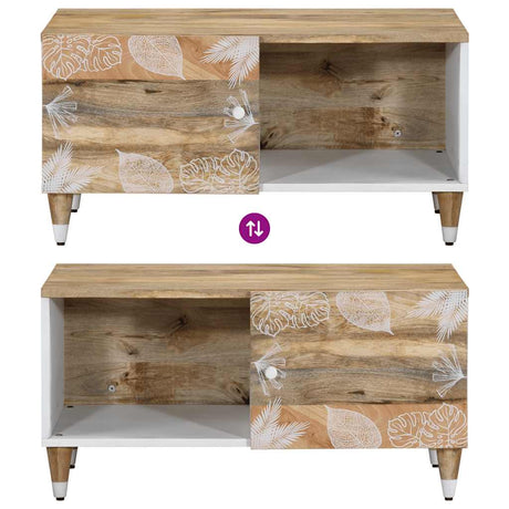 Coffee Table 80X50X40 Cm Solid Wood Mango