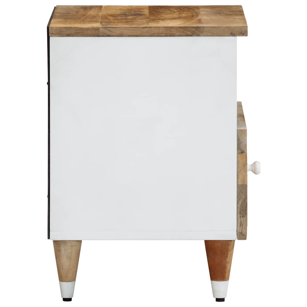 Bedside Cabinets 2 Pcs 40X33X46 Cm Solid Wood Mango
