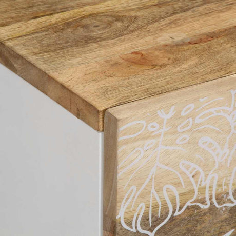 Bedside Cabinet 50X33X60 Cm Solid Wood Mango