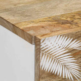 Bedside Cabinet 50X33X60 Cm Solid Wood Mango