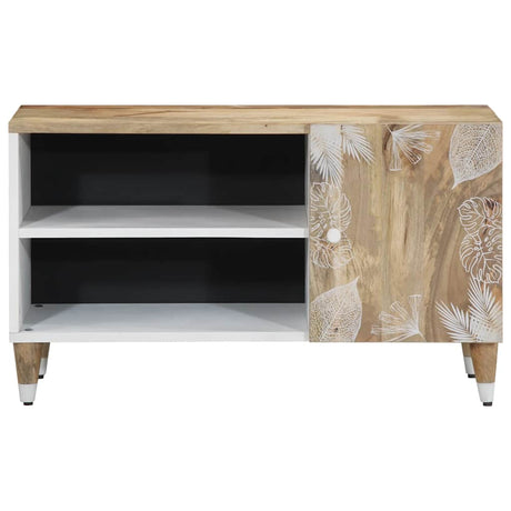 Tv Cabinet 80X31.5X46 Cm Solid Wood Mango