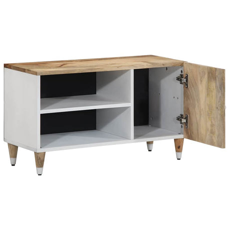 Tv Cabinet 80X31.5X46 Cm Solid Wood Mango