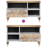 Tv Cabinet 80X33.5X46 Cm Solid Wood Mango