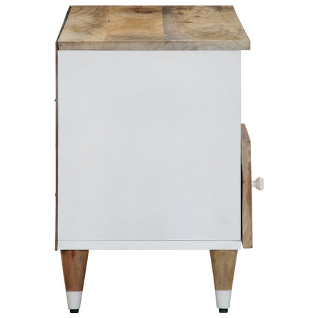 Tv Cabinet 100X33.5X46 Cm Solid Wood Mango