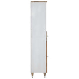 Bathroom Cabinet 38X33.5X160 Cm Solid Wood Mango
