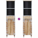 Bathroom Cabinet 38X33.5X160 Cm Solid Wood Mango