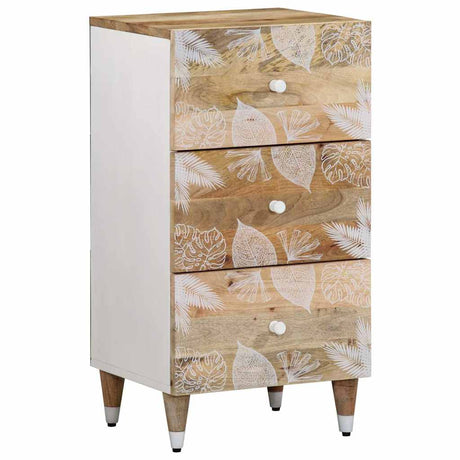 Sideboard 40X33.5X75 Cm Solid Wood Mango