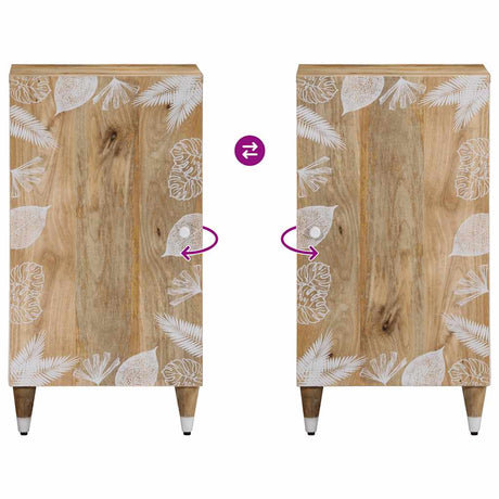 Sideboard 40X33.5X75 Cm Solid Wood Mango