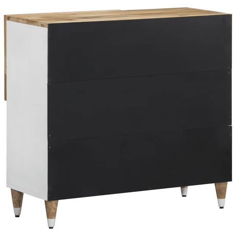 Sideboard 80X33.5X75 Cm Solid Wood Mango