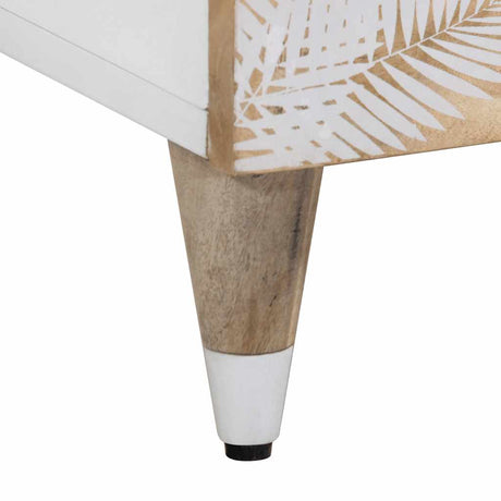 Sideboard 80X33.5X75 Cm Solid Wood Mango