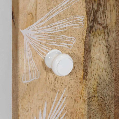 Highboard 40X33.5X110 Cm Solid Wood Mango