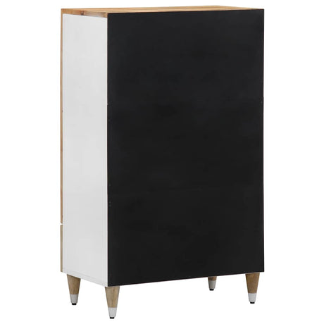 Highboard 60X33.5X100 Cm Solid Wood Mango