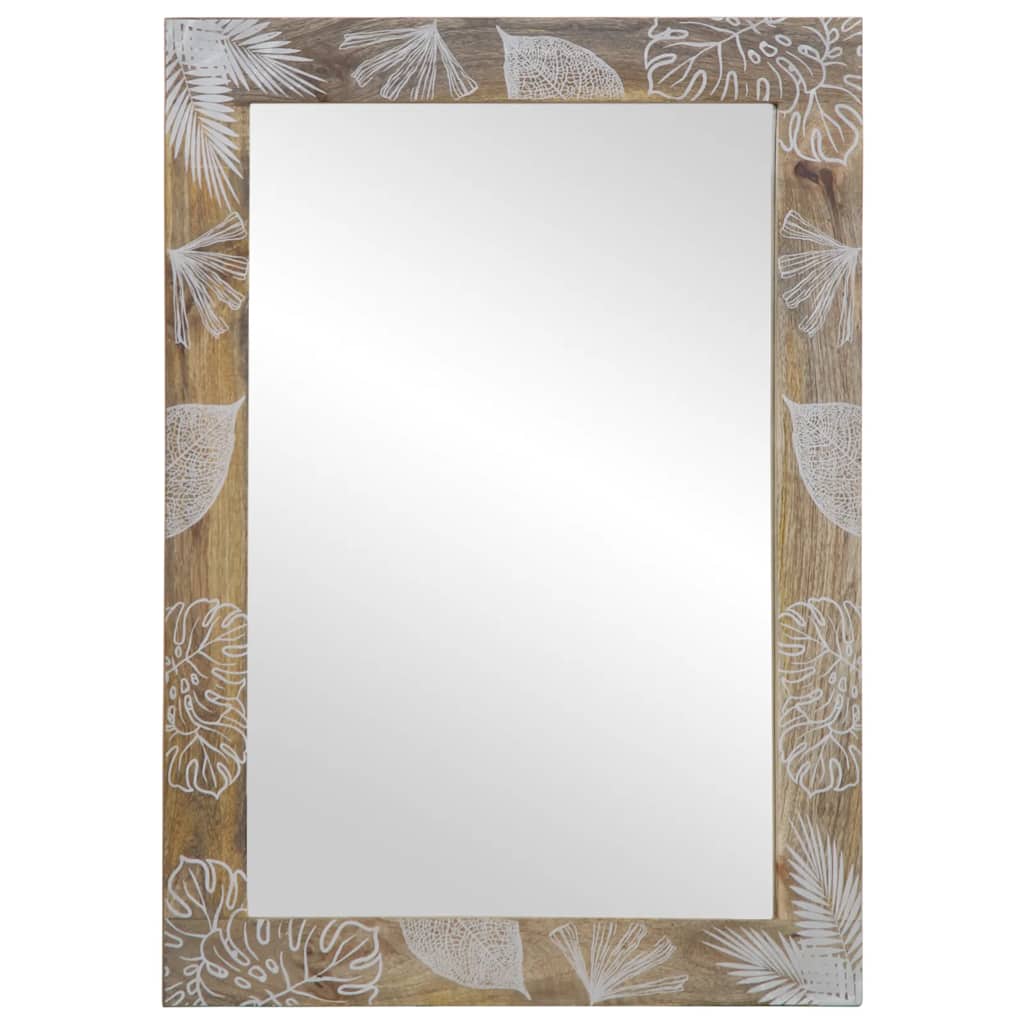 Bathroom Mirror 50X3X70 Cm Solid Wood Mango