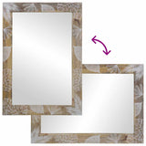 Bathroom Mirror 50X3X70 Cm Solid Wood Mango