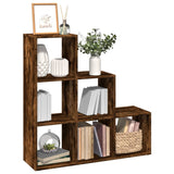 Room Divider Bookcase 3-Tier 137.5X29X Engineered Wood
