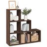 Room Divider Bookcase 3-Tier 137.5X29X Engineered Wood