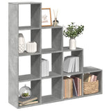 Room Divider Bookcase 3-Tier 137.5X29X Engineered Wood