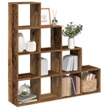 Room Divider Bookcase 3-Tier 137.5X29X Engineered Wood