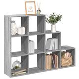 Room Divider Bookcase 3-Tier 137.5X29X Engineered Wood