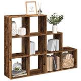 Room Divider Bookcase 3-Tier 137.5X29X Engineered Wood