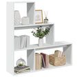 Room Divider Bookcase 4-Tier 143.5X29X Engineered Wood