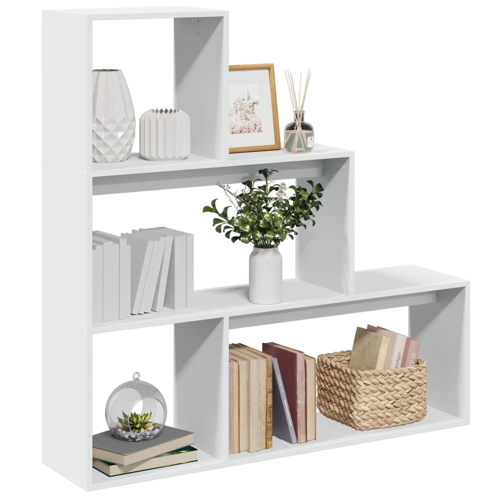 Room Divider Bookcase 4-Tier 143.5X29X Engineered Wood