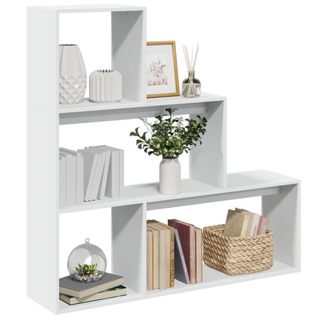 Room Divider Bookcase 4-Tier 143.5X29X Engineered Wood