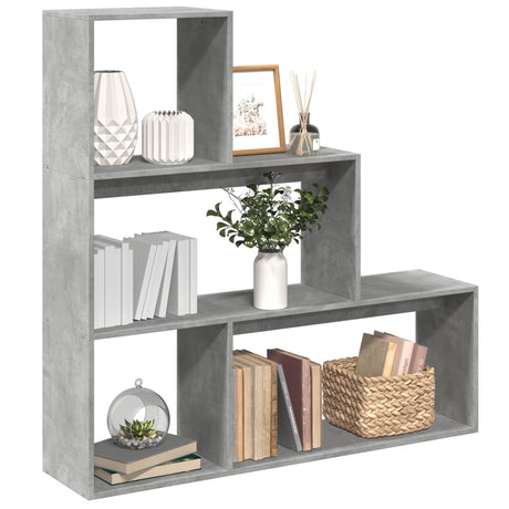 Room Divider Bookcase 4-Tier 143.5X29X Engineered Wood