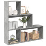 Room Divider Bookcase 4-Tier 143.5X29X Engineered Wood