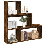 Room Divider Bookcase 4-Tier 143.5X29X Engineered Wood