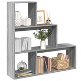 Room Divider Bookcase 4-Tier 143.5X29X Engineered Wood