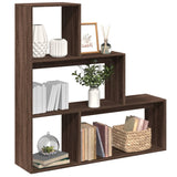 Room Divider Bookcase 4-Tier 143.5X29X Engineered Wood