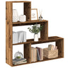 Room Divider Bookcase 4-Tier 143.5X29X Engineered Wood