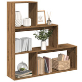 Room Divider Bookcase 4-Tier 143.5X29X Engineered Wood