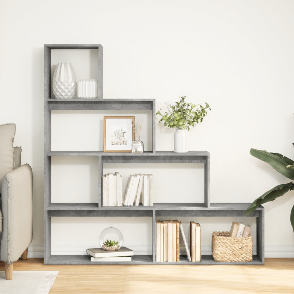 Room Divider Bookcase 4-Tier 143.5X29X Engineered Wood