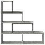Room Divider Bookcase 4-Tier 143.5X29X Engineered Wood