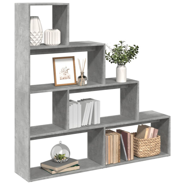 Room Divider Bookcase 4-Tier 143.5X29X Engineered Wood