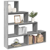 Room Divider Bookcase 4-Tier 143.5X29X Engineered Wood