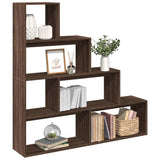 Room Divider Bookcase 4-Tier 143.5X29X Engineered Wood
