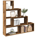 Room Divider Bookcase 4-Tier 143.5X29X Engineered Wood