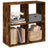 Room Divider Bookcase 69.5X29X Engineered Wood