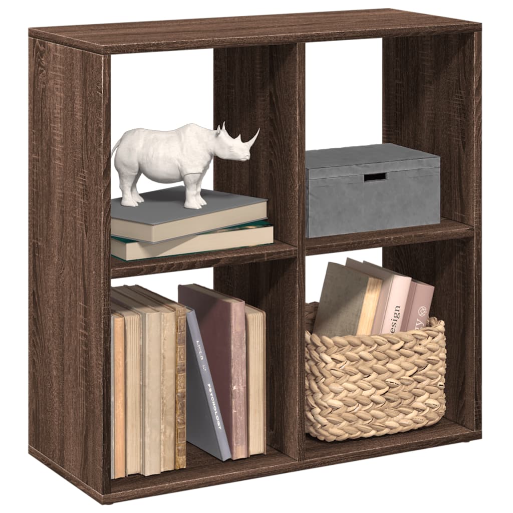 Room Divider Bookcase 69.5X29X Engineered Wood