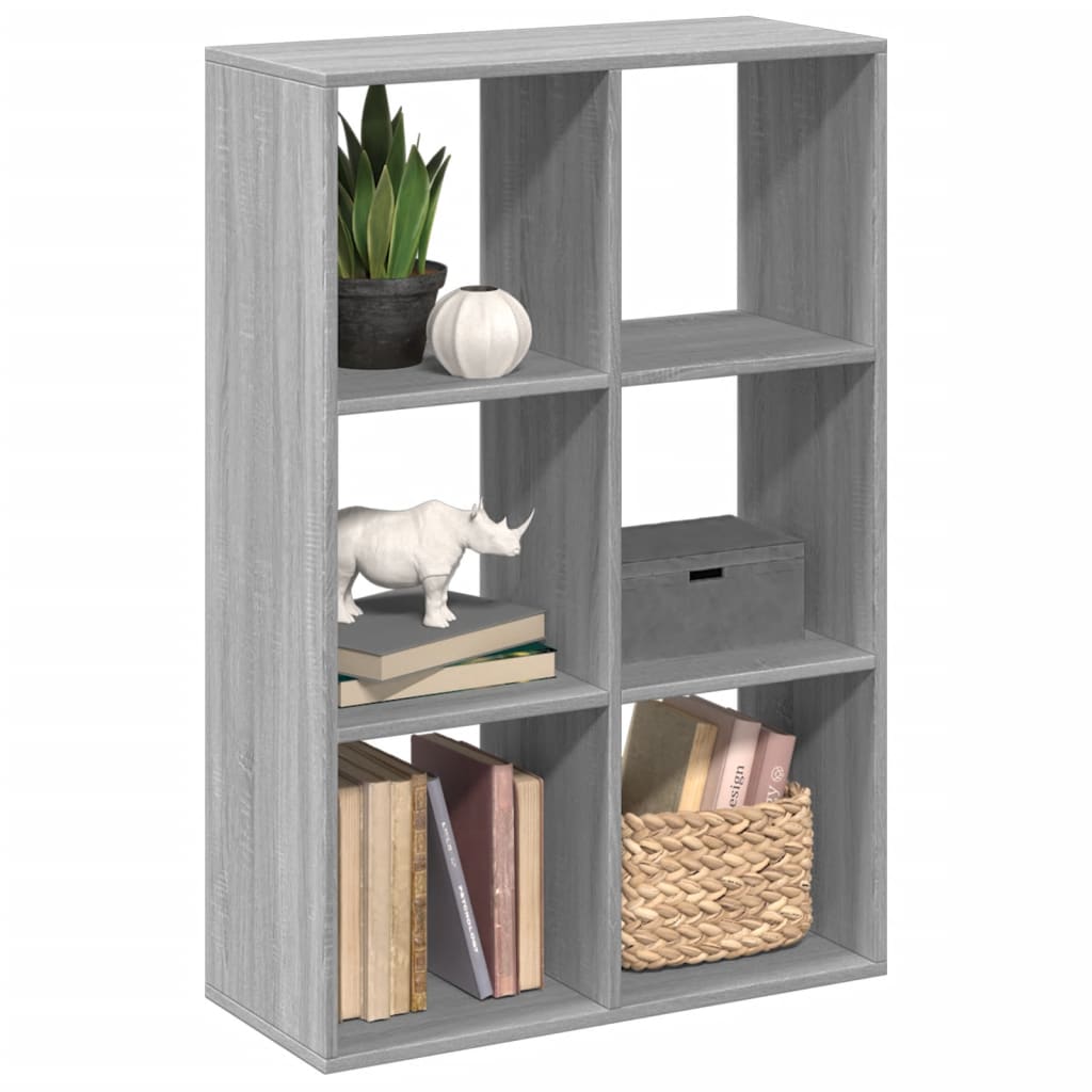 Room Divider Bookcase 69.5X29X Engineered Wood