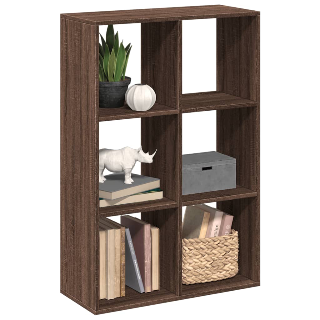 Room Divider Bookcase 69.5X29X Engineered Wood