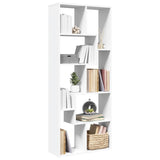 Room Divider Bookcase 67X25X161.5 Cm Engineered Wood