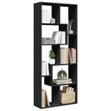 Room Divider Bookcase 67X25X161.5 Cm Engineered Wood