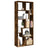 Room Divider Bookcase 67X25X161.5 Cm Engineered Wood