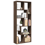 Room Divider Bookcase 67X25X161.5 Cm Engineered Wood